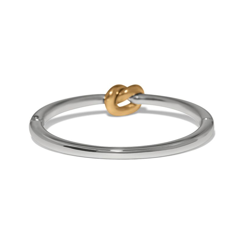 Interlok Single Knot 2Tone Hinged Bangle