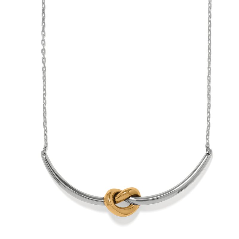 Interlok Single Knot 2Tone Necklace