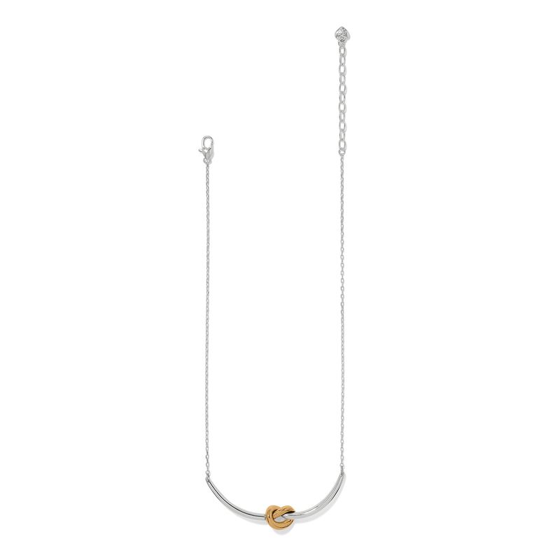 Interlok Single Knot 2Tone Necklace
