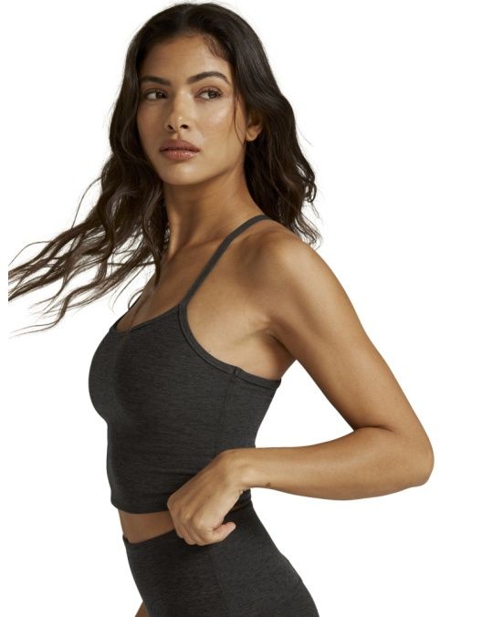 Spacedye Slim Racerback Cropped Tank