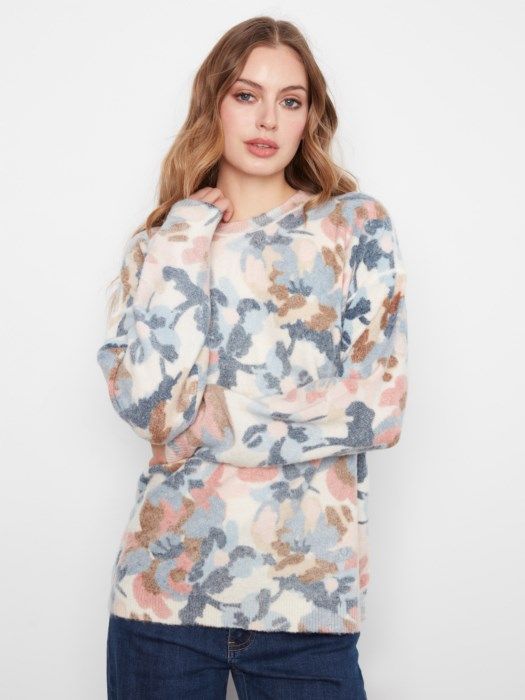 Printed Reversible Sweater