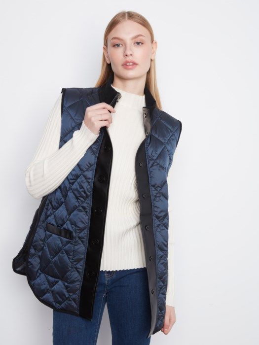 Iridescent Reversible Vest