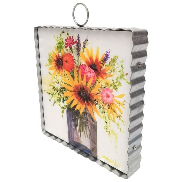 Mini Art Sunflower Jar