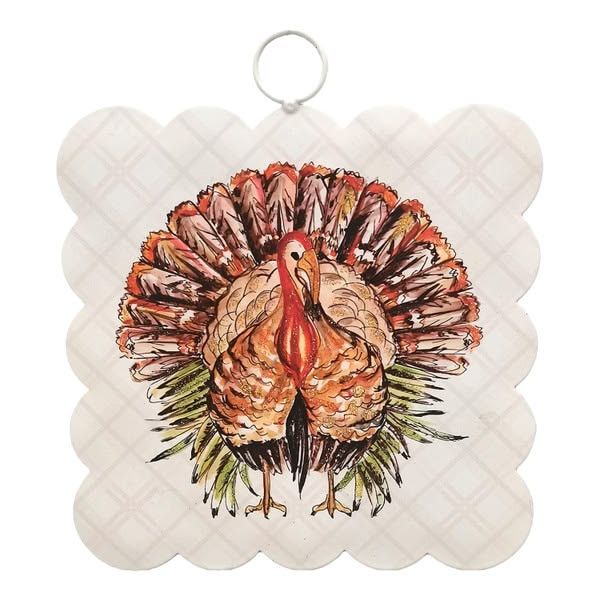 Mini Scallop Art Festive Turkey