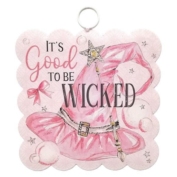 Mini Scallop Art "Good to be Wicked"
