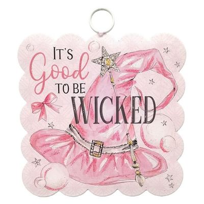 Mini Scallop Art "Good to be Wicked"