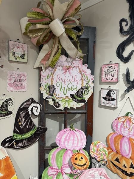 "Perfectly Wicked" PVC Door Hanger