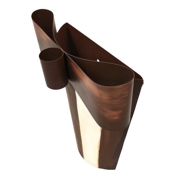 Chocolate Striped Bow Pocket