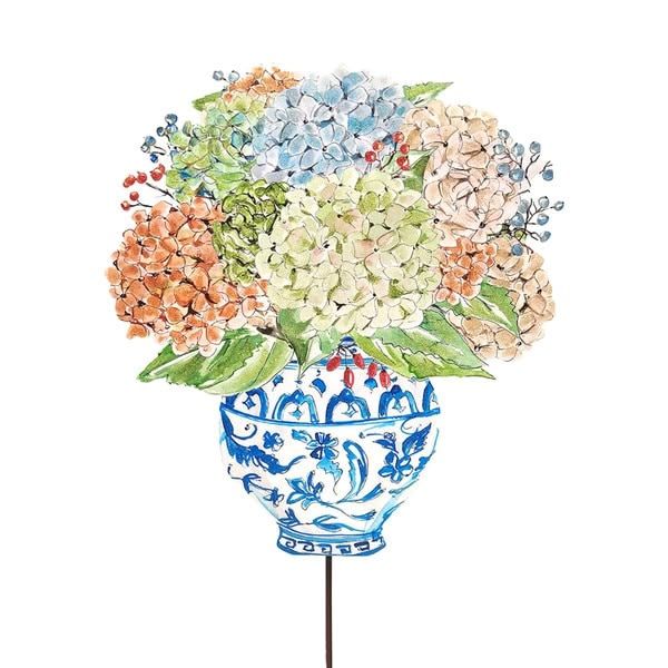 Autumn Hydrangea Vase