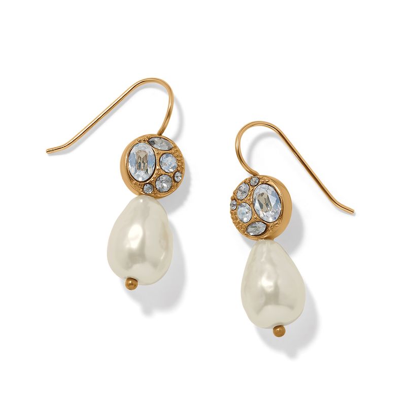Trust Your Journey Pearl French Wire-Gold