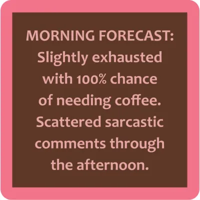 Coaster Morning Forecast