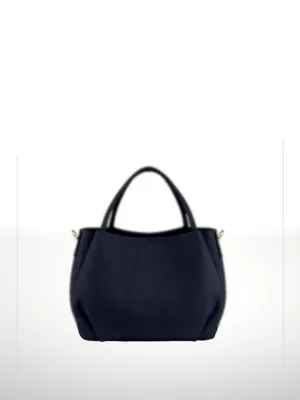 Bess-Leather Bag-Navy Blue