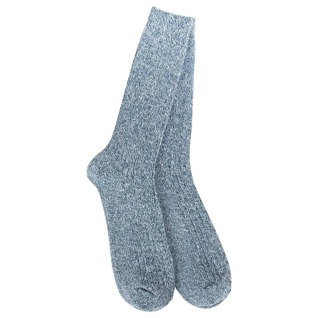 Metro Cotton Ragg Light Weight Crew-Indigo