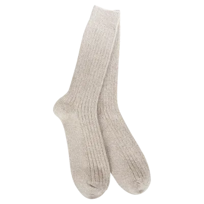 Metro Cotton Ragg Light Weight Crew-Mushroom