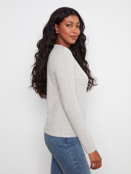 Long Sleeve Crew Neck Top