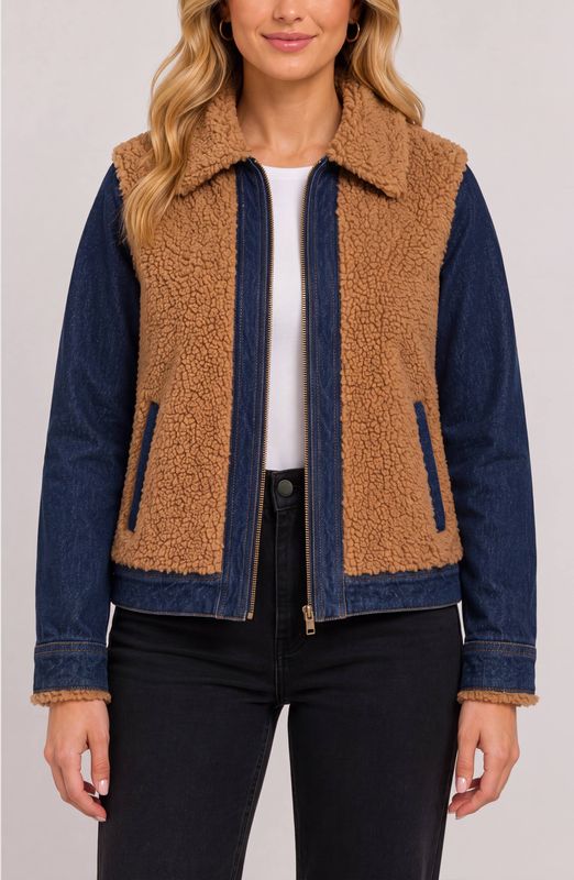 Sherpa Denim Jacket