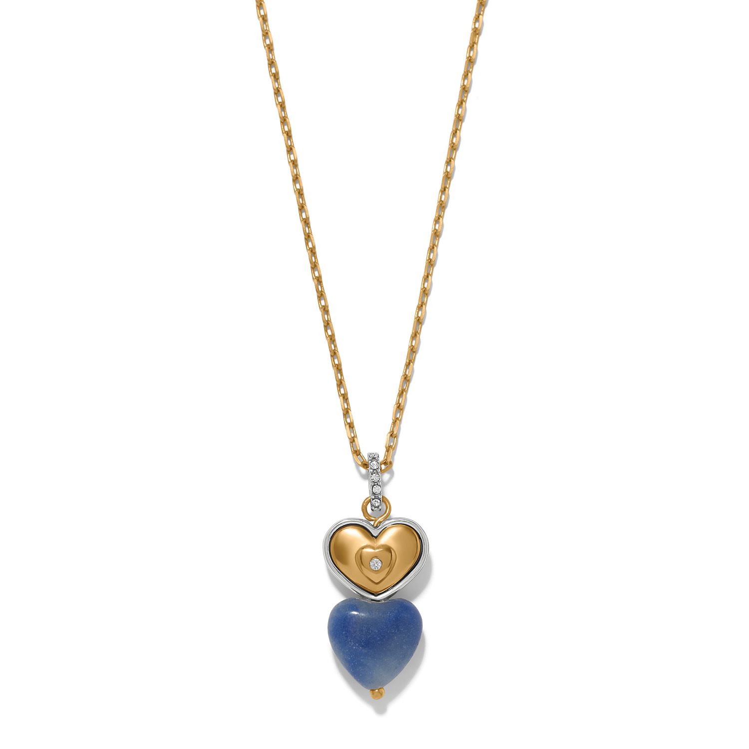 One Heart Duo Heart Petite Necklace
