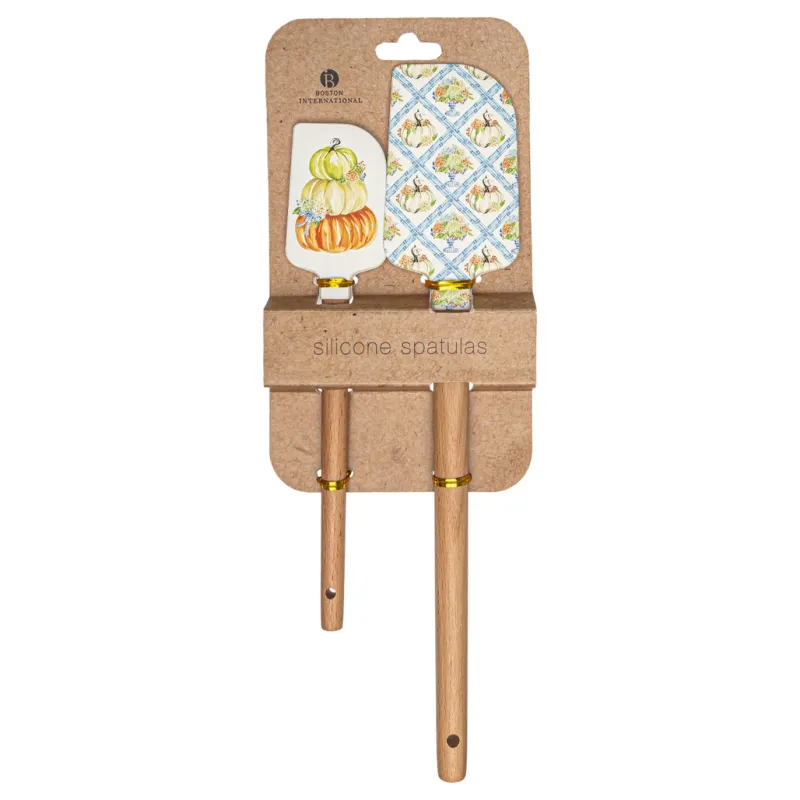 Fall Hydrangea Silicone Spatula Set of 2 Rosanne Beck Autumn