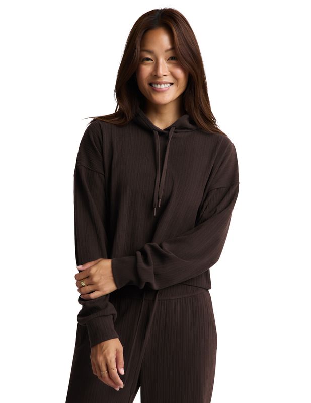 Breathe Easy Ribbed Hoodie