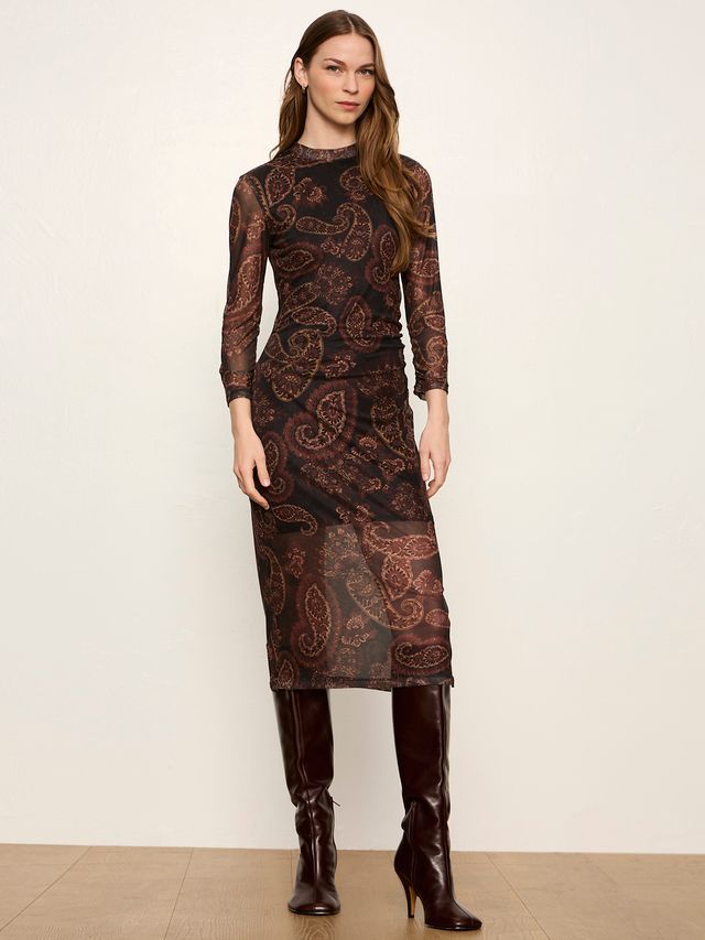 Easy Autumn Mesh Dress