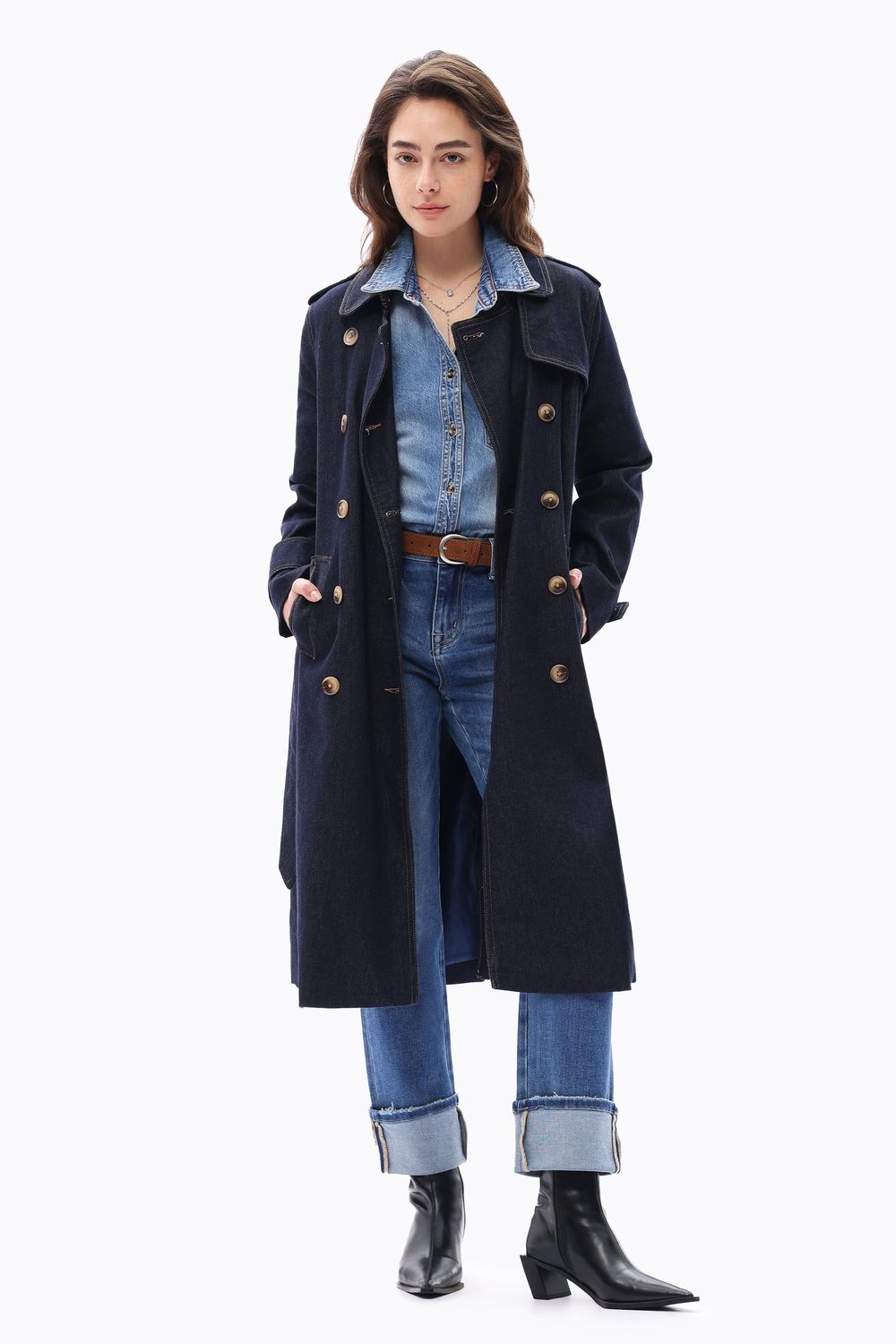Double Breasted Trench Coat