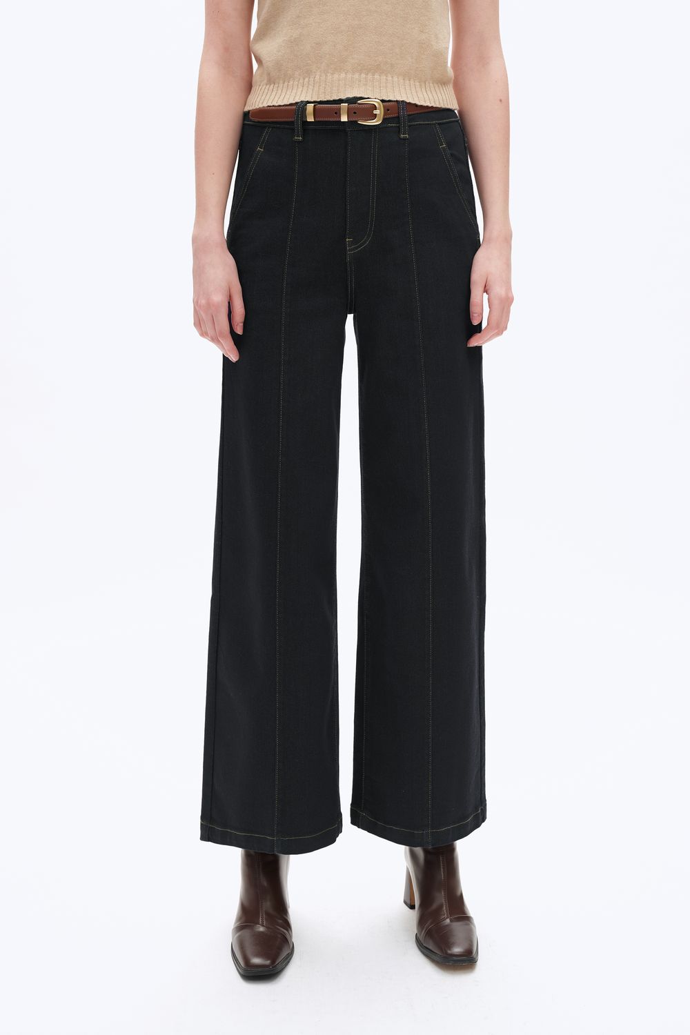 High Rise Wide Leg Jeans