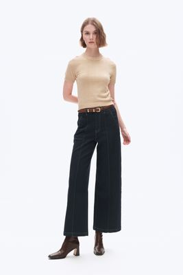 High Rise Wide Leg Jeans