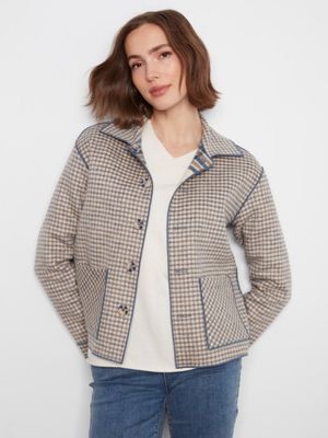 Reversible Plaid Jacket