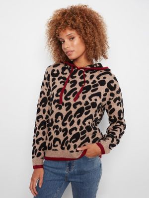 Hooded Sweater In Jacquard