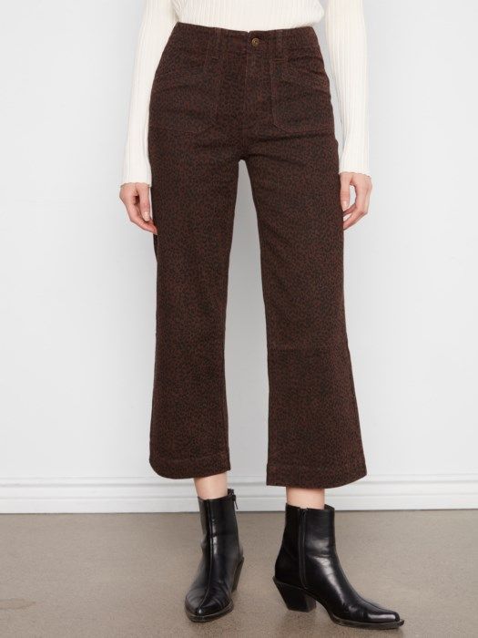 Printed Wide Leg Pants