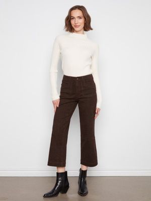 Printed Wide Leg Pants