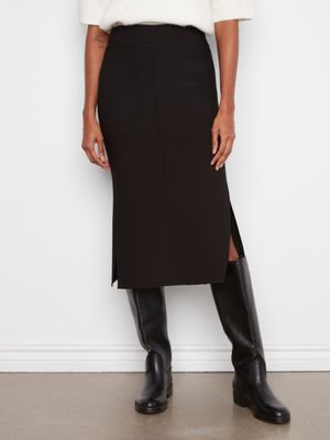 Gusty Crepe Skirt