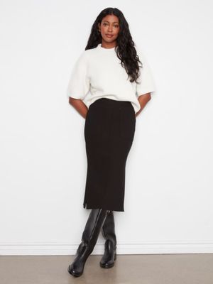Gusty Crepe Skirt