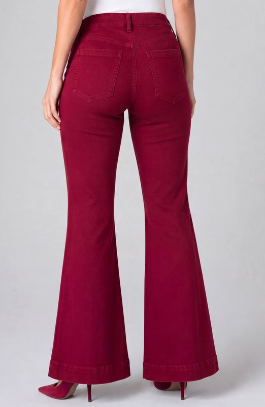 Hannah Comfort Waist Flare w/Wide Hem