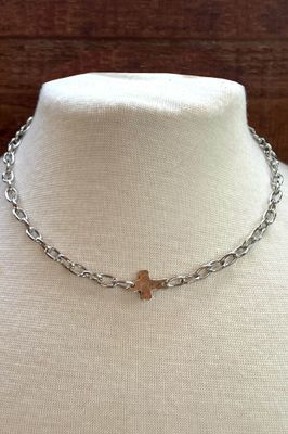 Aviva Necklace-Silver