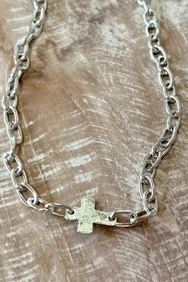 Aviva Necklace-Silver