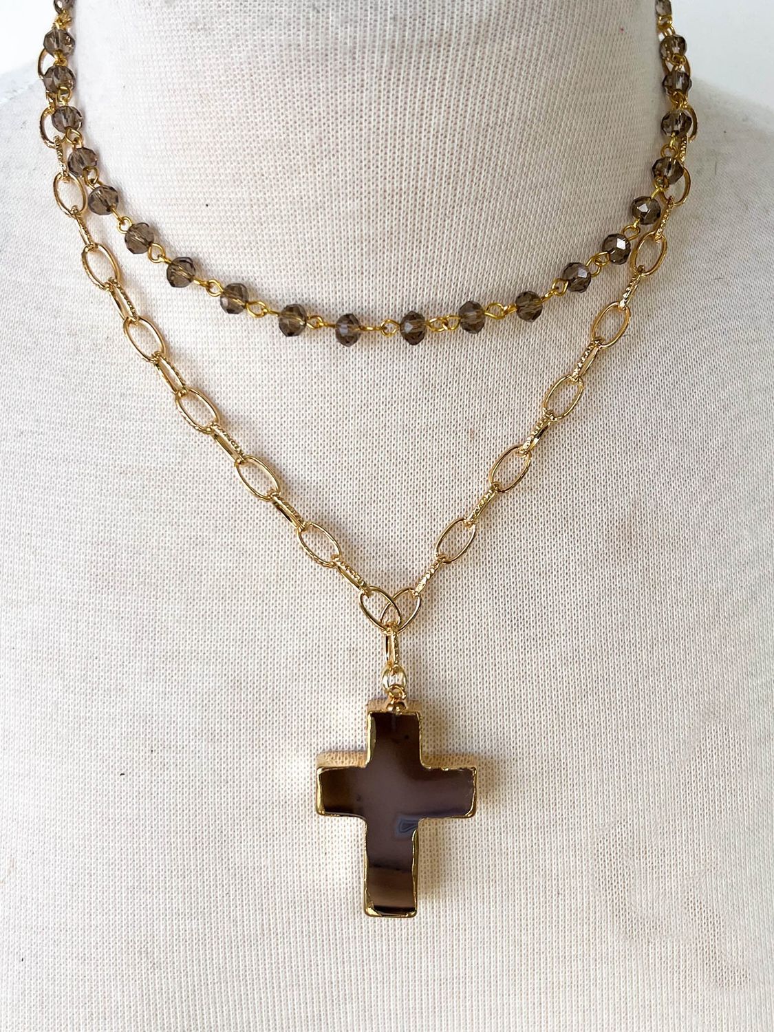 Eve Grey Short Necklace