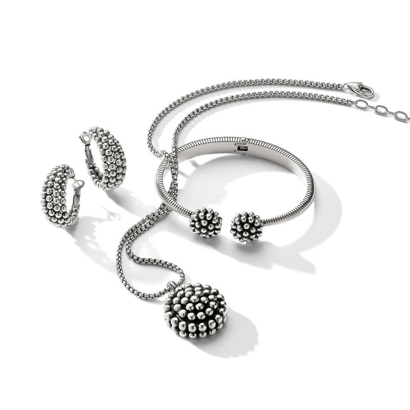 Pretty Tough Blossom Hoop Earrings