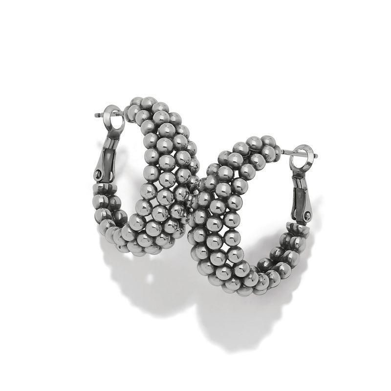 Pretty Tough Blossom Hoop Earrings