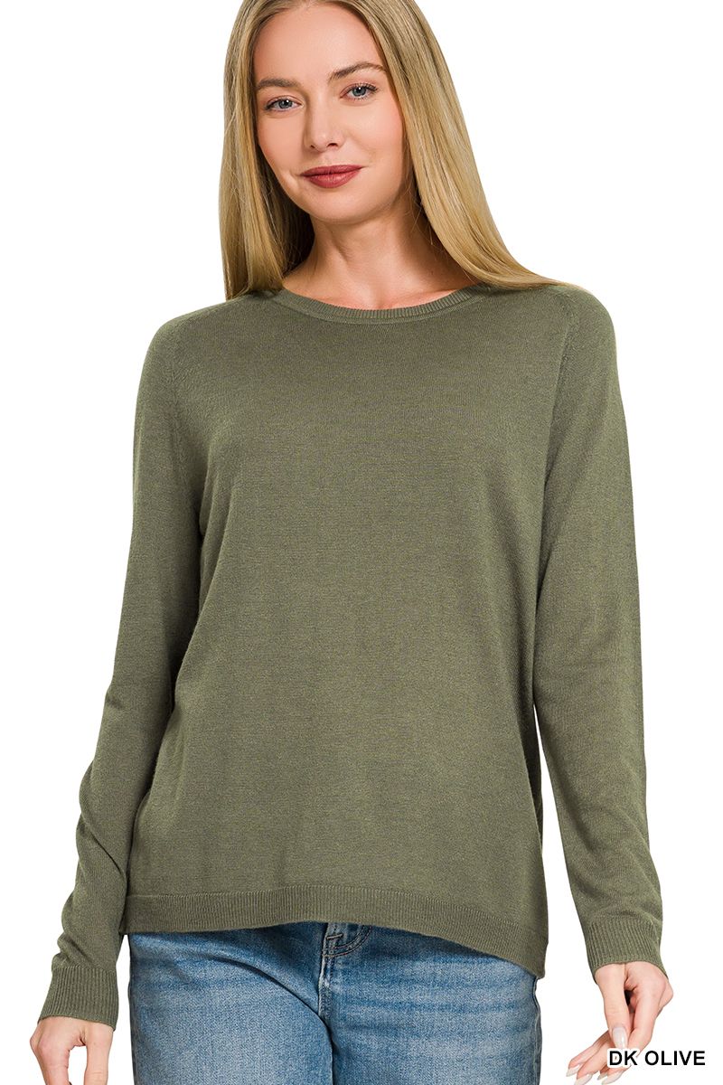 Lightweight Wool Blend Sweater