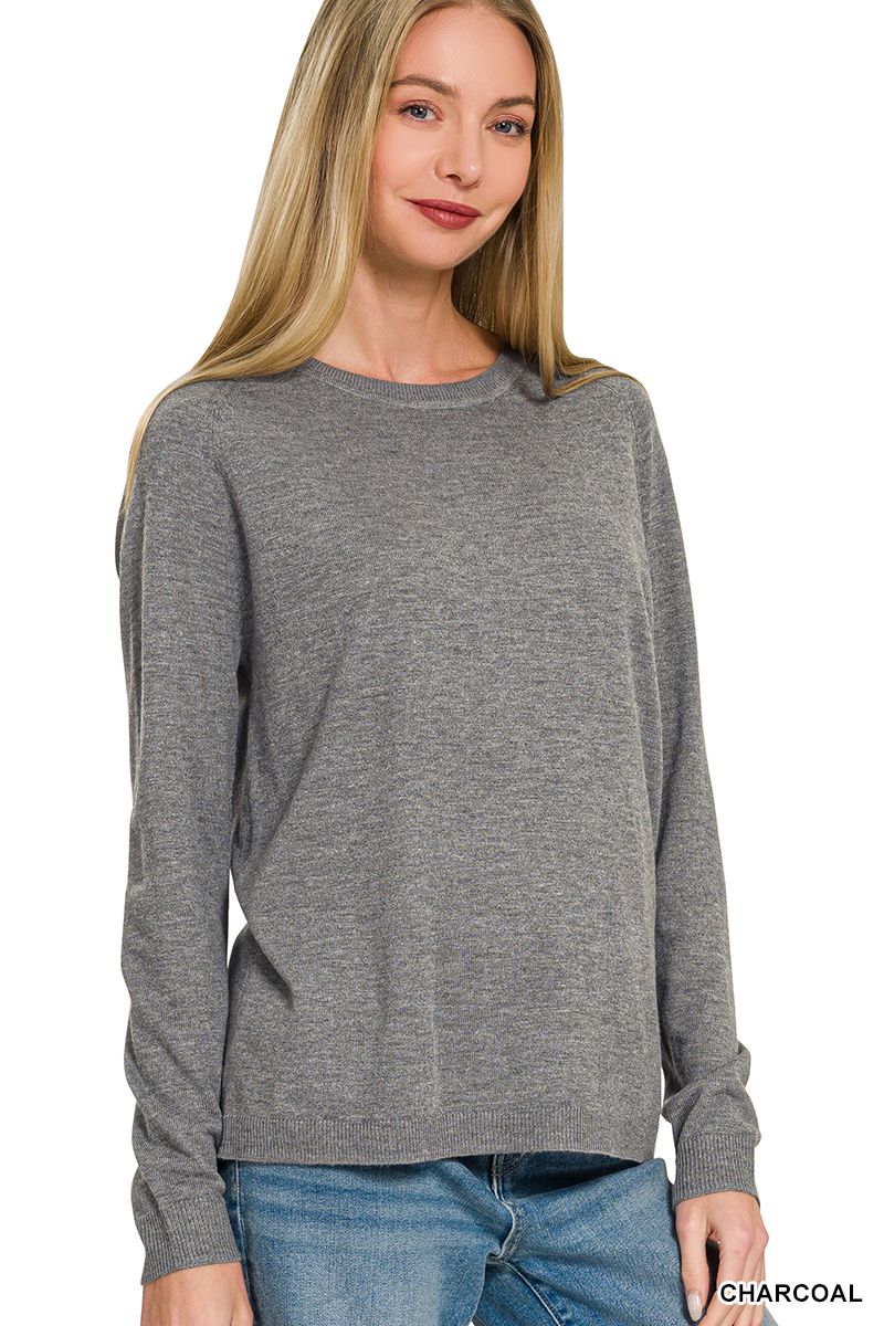 Lightweight Wool Blend Sweater