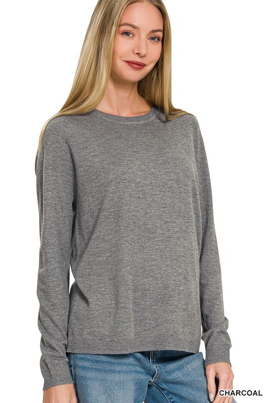 Lightweight Wool Blend Sweater