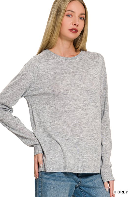Lightweight Wool Blend Sweater