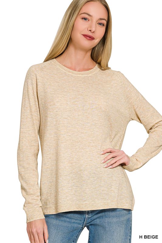 Lightweight Wool Blend Sweater