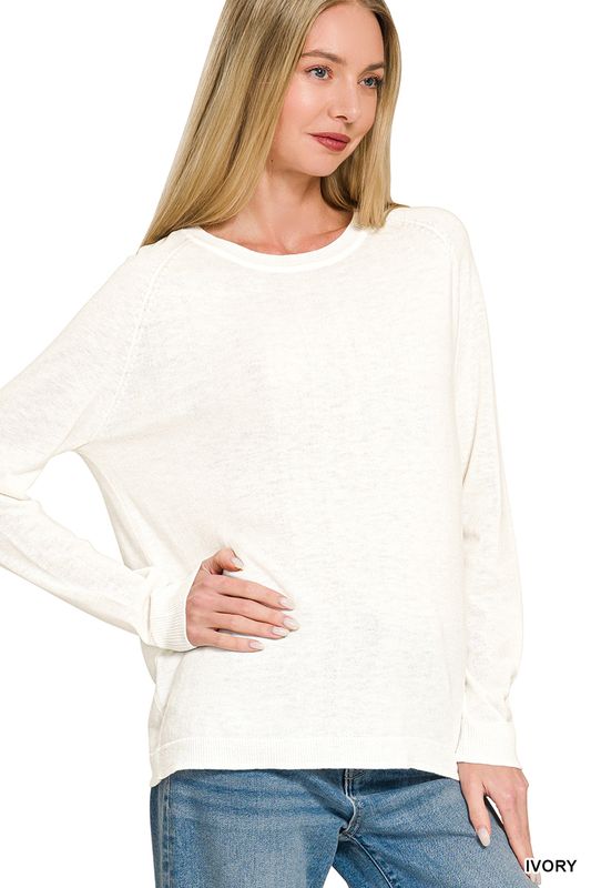 Lightweight Wool Blend Sweater