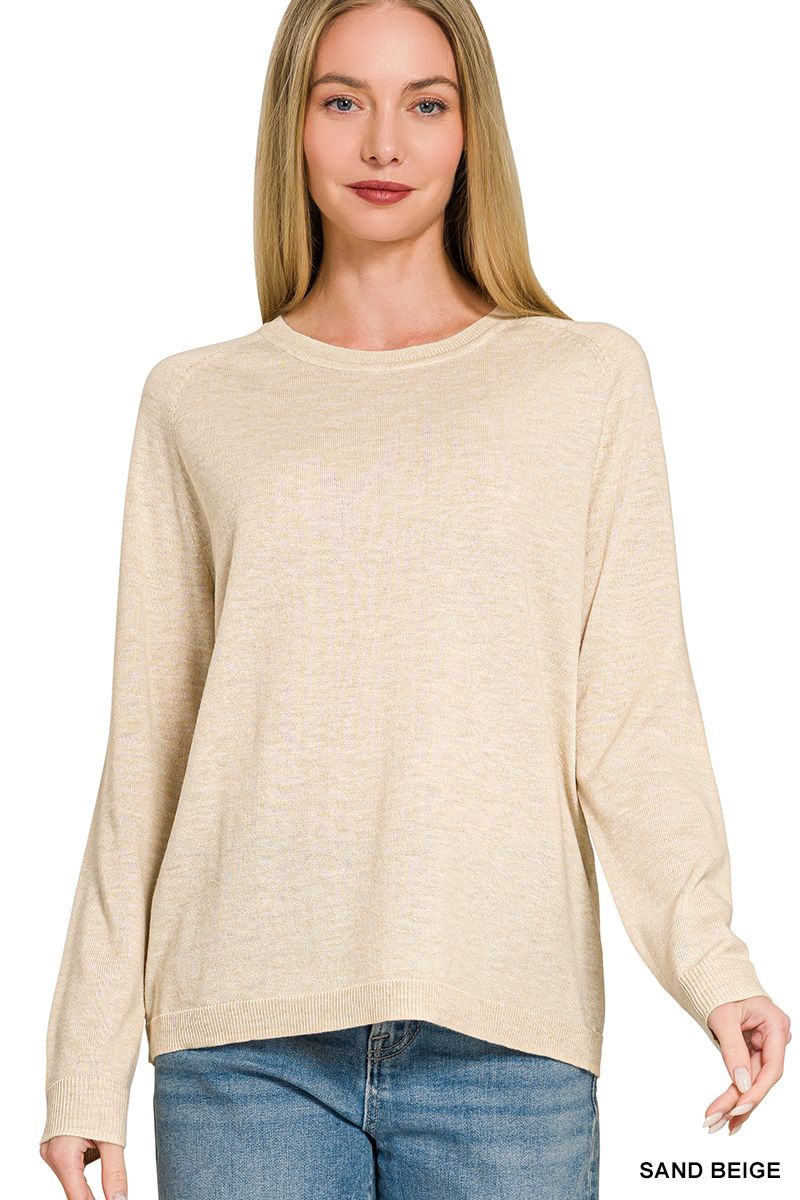 Lightweight Wool Blend Sweater