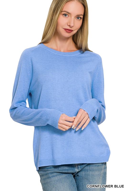 Lightweight Wool Blend Sweater