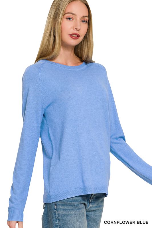 Lightweight Wool Blend Sweater