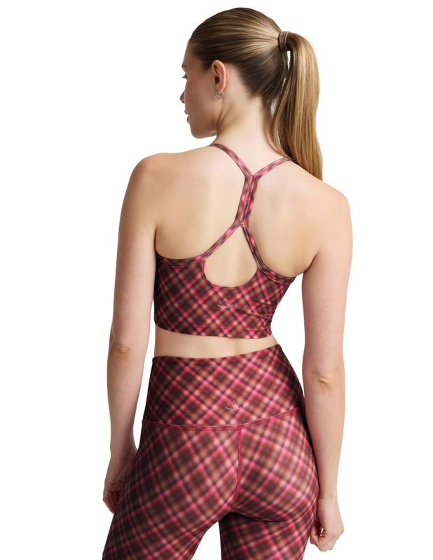Autumn Argyle SoftMark Slim Racerback High Cropped Tank