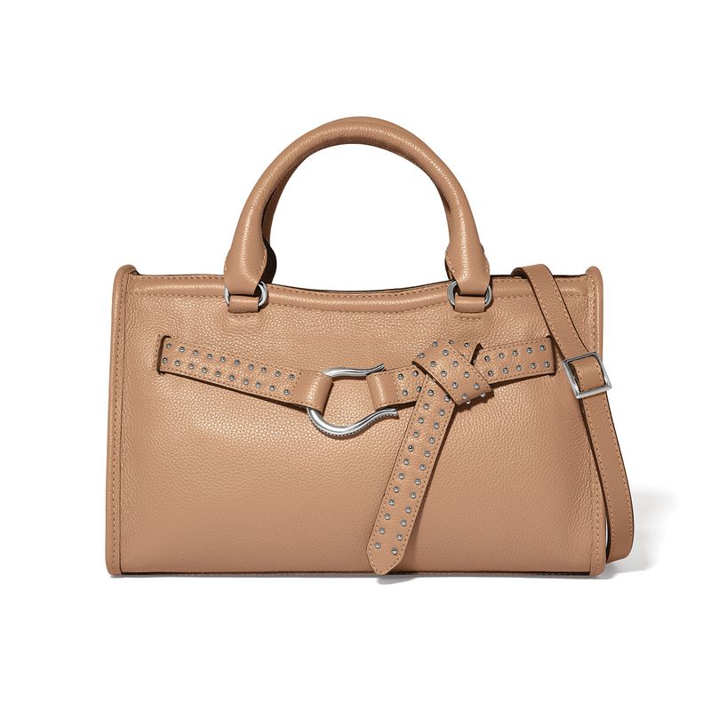 Pretty Tough Arch Crosby Satchel-Buff